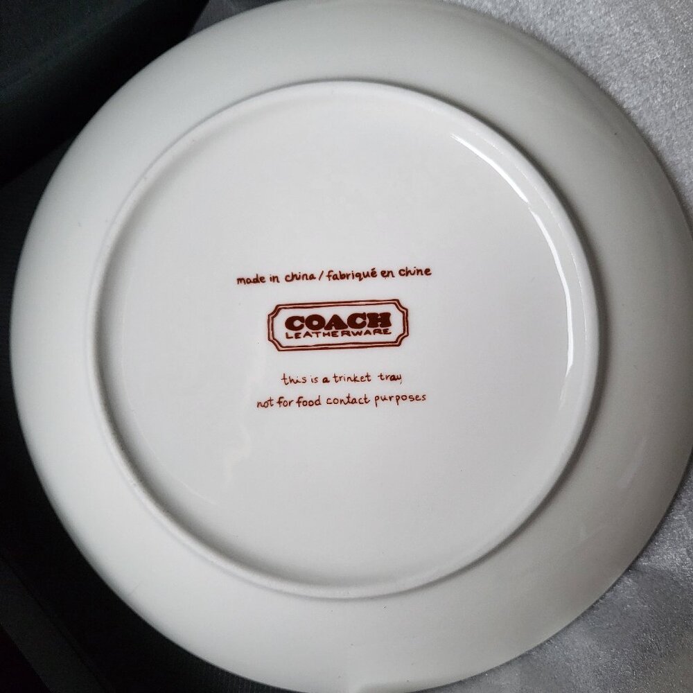 Coach Ceramic Trinket Dish - Horse and Carriage NIB - Picture 2 of 4